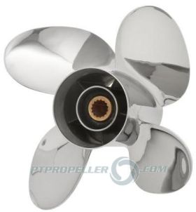 PowerTech! RED4 Stainless Propeller Tohatsu